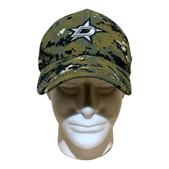 Camouflage Dallas Stars NHL Adjustable Hat - Picture 1 of 5